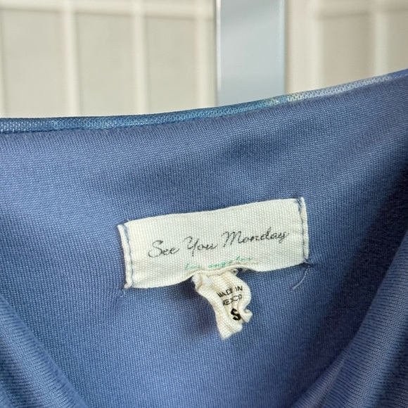 See You Monday Blue Dress | Small 🔥CLEAR THE CLOSET - Picture 2 of 3